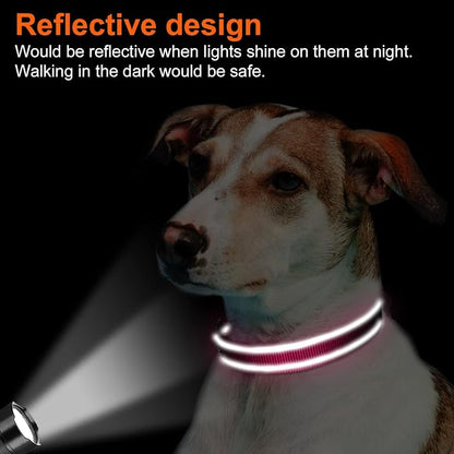 Joytale Reflective Dog Collar, Soft Neoprene Padded Breathable Nylon Pet Collar - Image 5