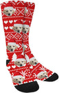 Custom Face Socks, Personalized Dog Lover Pet Photo Picture on Socks Unisex by Enjoy-yjl
