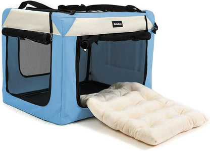 Collapsible Travel Dog Crate Portable Soft-Sided Pet Kennel Extra Large Cat - Image 2