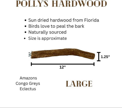 Polly's Hardwood Bird Perch - Image 3