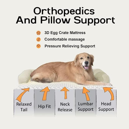 Dog Bed Medium Size Dog-Orthopedic Waterproof Bed - Image 3