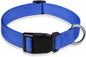 Reflective Dog Collar with Buckle Adjustable Safety Nylon Collars by BOOMIBOO