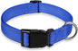 Reflective Dog Collar with Buckle Adjustable Safety Nylon Collars by BOOMIBOO
