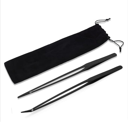 Mandala Crafts 15 Inches Black Stainless Steel Straight and Curved Aquarium - Image 4