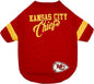 NFL Kansas City Chiefs Dog & Cat T-Shirt, Small. Football PET TEE by PETSFIRST