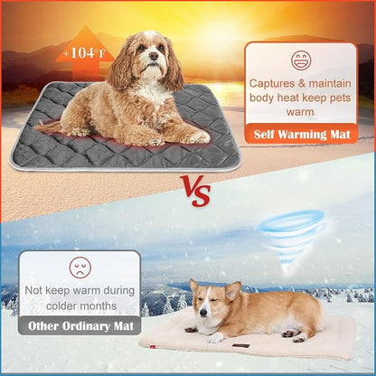 ULIGOTA Self Warming Cat Bed Self Heating Cat Mat Thermal Pet Bed Mat - Image 5