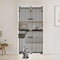 unipaws 75" High Extra Tall Cat Gate, Auto Closing and No Drilling Safety Gate by unipaws
