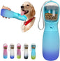 2-in-1 Dog Water Bottle Portable, Food Grade Travel Dog Bowls by MITOCAPY