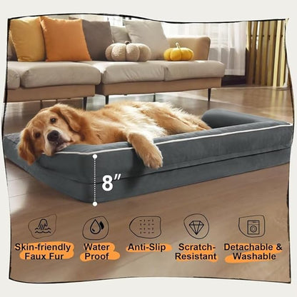 Large Dog Bed Orthopedic Washable - Image 4