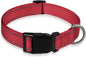 Reflective Dog Collar with Buckle Adjustable Safety Nylon Collars by BOOMIBOO