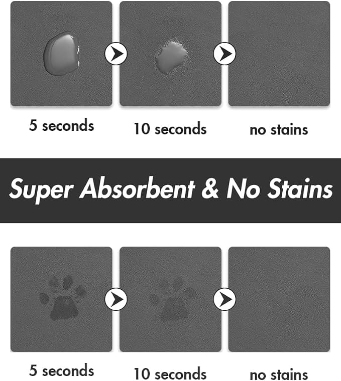 Absorbent Dog Food Mat-Dog Cat Mat - Image 2