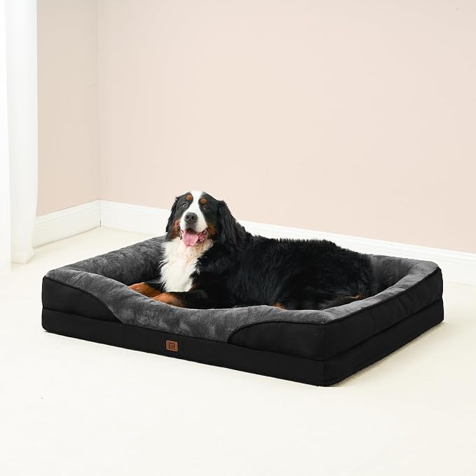 EHEYCIGA Orthopedic Dog Bed for Medium Dog, Waterproof Liner & Washable - Image 9