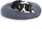 Original Calming Donut Dog and Cat Bed in Shag Fur, Dog Beds by Unknown