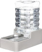 RIZZARI Stainless Steel Pet Water Feeder: 8L Large Gravity Waterer, Less Refills by RIZZARI