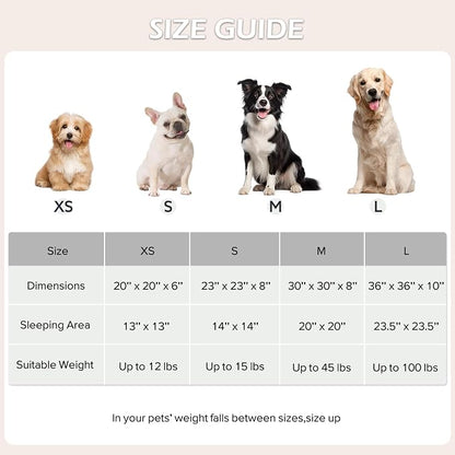 JOEJOY Donut Small Dog Bed, Round Cat Beds - Image 6