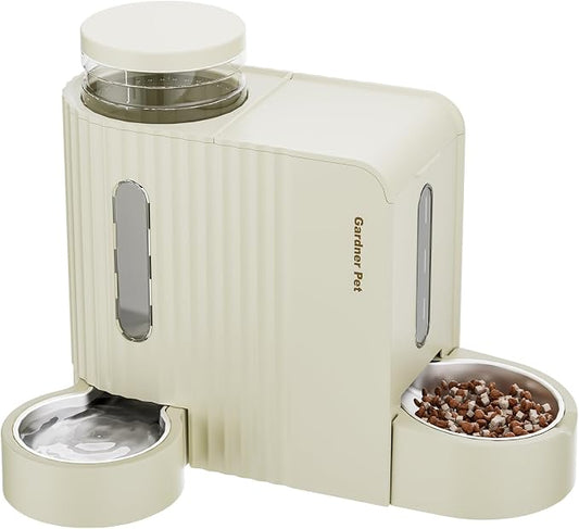 Gardner Pet Gravity Automatic 2-in-1 Pet Feeder, 0.8 Gallons*2 Cat Feeder and by GardnerPet