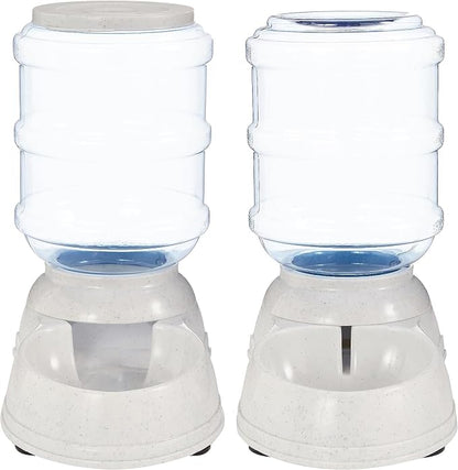 Amazon Basics Automatic Pet Water Dispenser and Gravity Food Feeder Set - Image 4