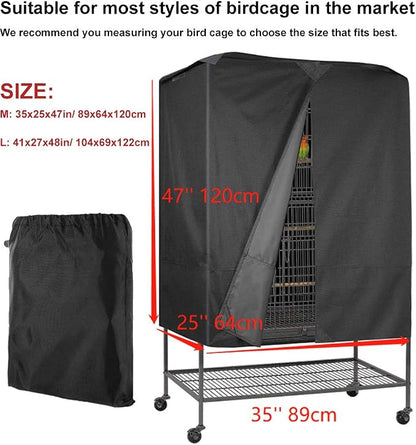 Bird Parrot Cage Cover Waterproof Extra Large Good Night Parrot Birdcage Covers - Image 2