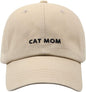 Cat Mom & Dad Hats for Proud Cat Parents | for Men & Women | Embroidered Text by Hatphile