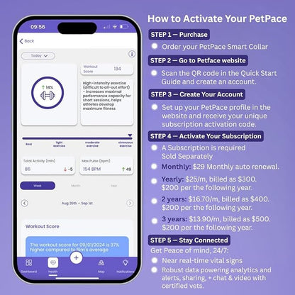 NEW Dog Health Monitor V3.0 by PetPace – AI Smart Collar - Image 2