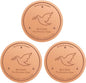 3Pack Bird Bath Copper Purification Disk | 0.6mm Reinforced 99.9% Pure Copper | by Unknown