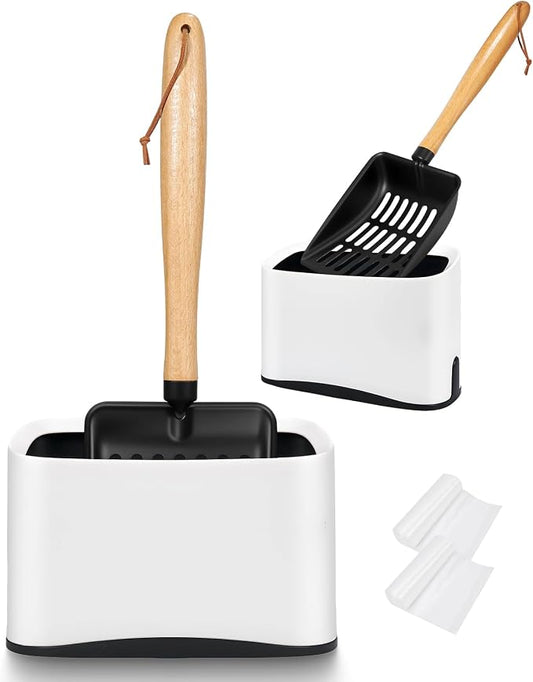 Cat Litter Scoop, Metal Litter Scoop, Heavy Duty Metal Cat Scooper by HANDZEE