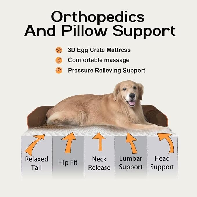 Small Dog Bed and Cat Sofa Waterproof Orthopedic Dog Beds - Image 3