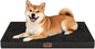 Plush Dog Bed for Medium Dogs, Waterproof Dog Crate Mat Orthopedic Egg Crate by TailStories