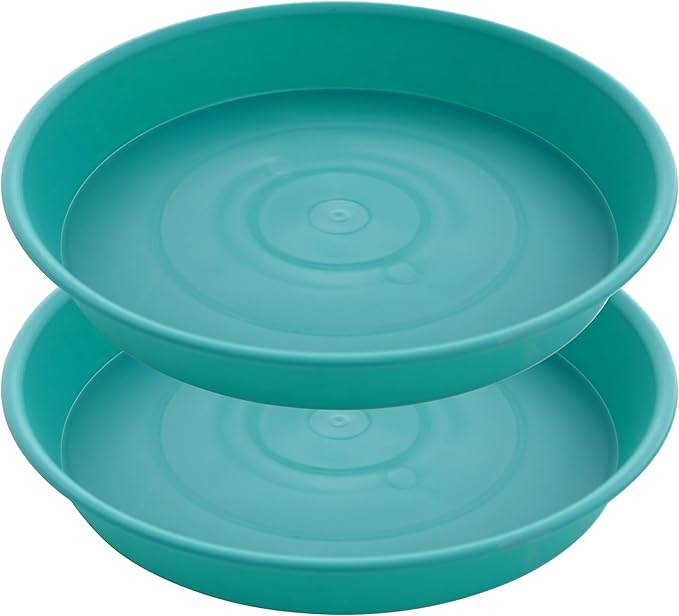 2 Pack of Bird Bath Bowl 12", 1.6" Depth, 10 12 inch Birdbath Bowls Dish Only by Bleuhome