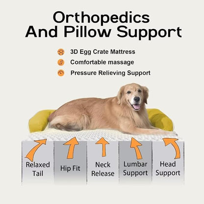 Large Dog Bed Orthopedic Washable - Image 2