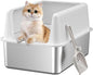 Stainless Steel Cat Litter Box by Unknown