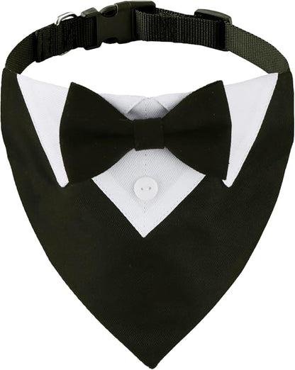 ADOGGYGO Formal Dog Tuxedo, Wedding Dog Collar by ADOGGYGO