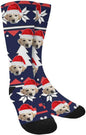 Custom Face Socks, Personalized Dog Lover Pet Photo Picture on Socks Unisex by Enjoy-yjl