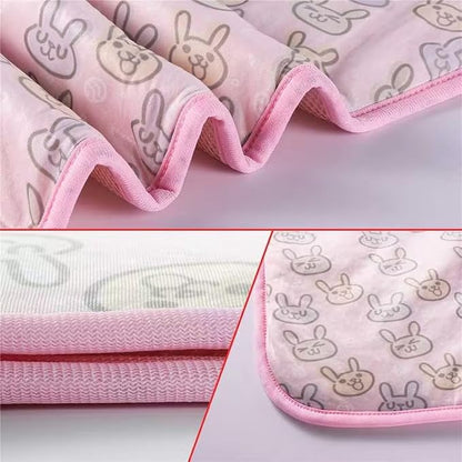 NACOCO Pet Cooling Mat Cat Dog Cushion Pad Summer Cool Down Comfortable Soft - Image 2