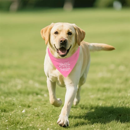 Daddy is My Valentine Dog Bandana, Funny Valentine's Day Dog Bandana, Cute - Image 5