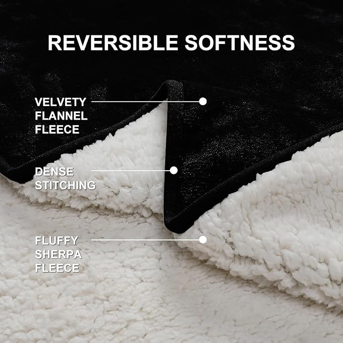 Waterproof Blanket for Couples – Ideal for Couch & Bed Splash Proof Sherpa Throw - Image 6