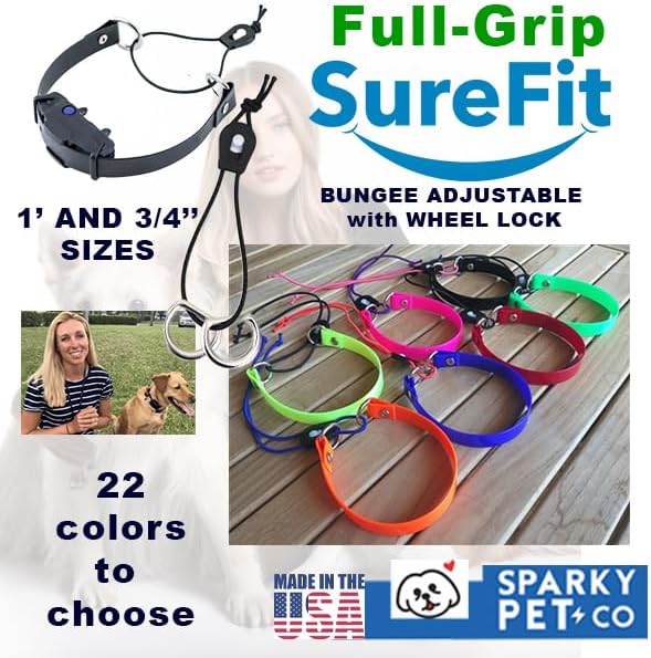 Sparky Pet Co - Surefit ECollar Strap - Bungee Dog Collar - Waterproof - - Image 3