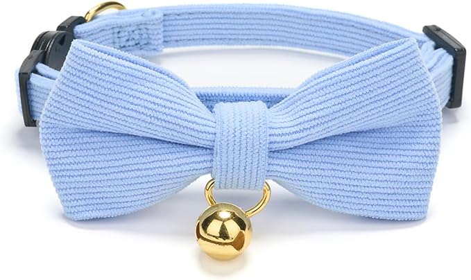 2 Pack Soft Corduroy Cat Collars - Image 4