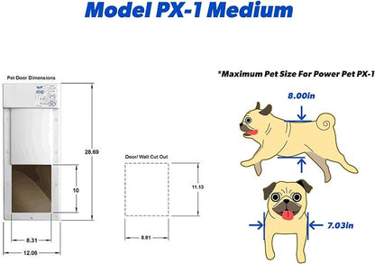 Power Pet Automatic Electronic Pet Door by High Tech Pet - Image 8