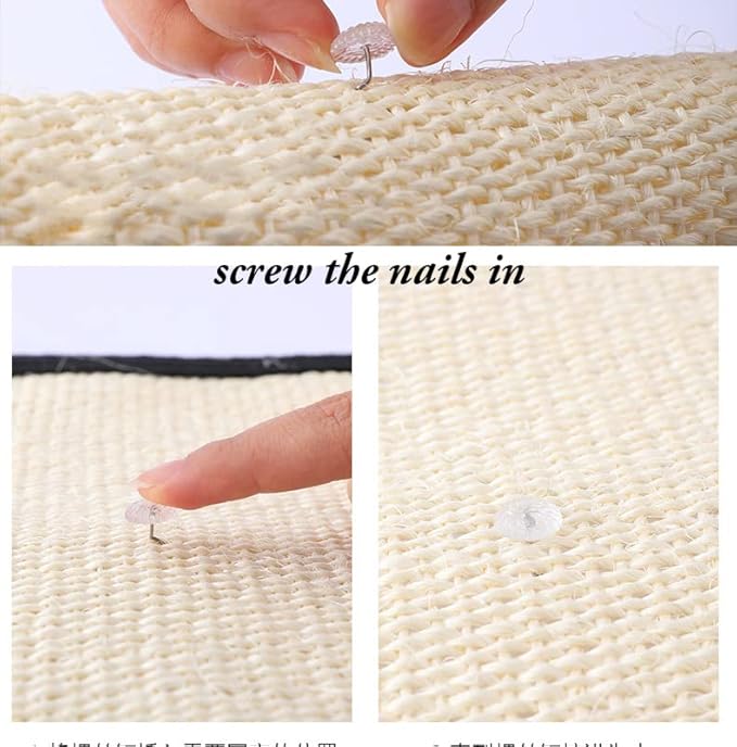 HAOZAIKEJI Cat Scratcher Mat Sofa Protector Natural Sisal Cat Scratching Mat - Image 3