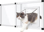 Sliding Cat Door for Window, Fits 28.5"-32" Width Window, 2-Min Install | by Yoochee
