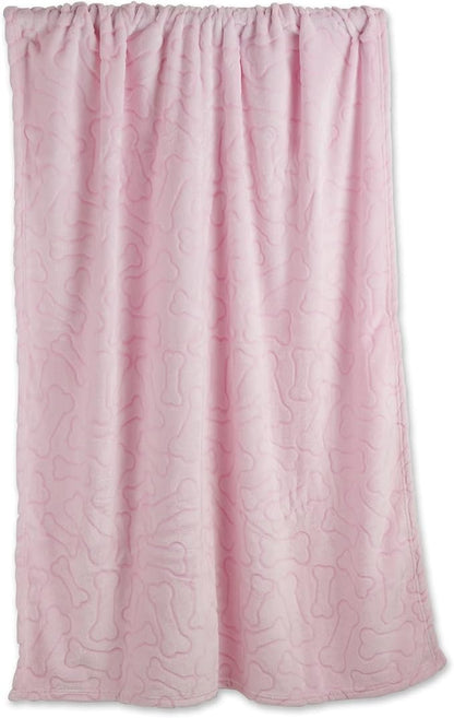 Bone Dry Embossed Bone Print Pet Blanket - Image 2