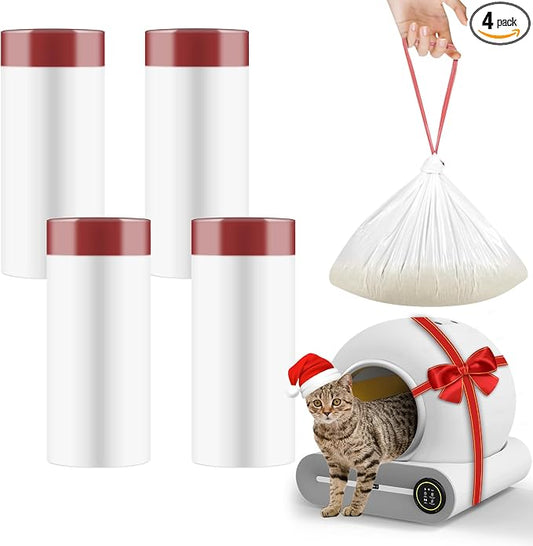 80 Count Self-Cleaning Litter Box Liners by MESILIVO