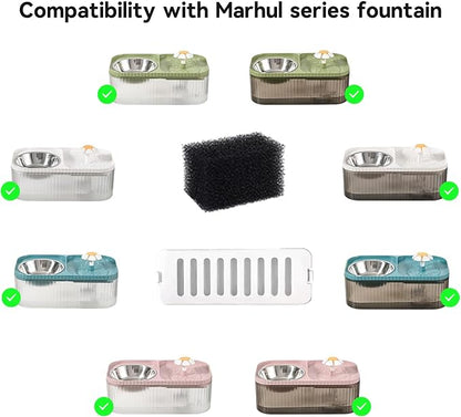 Marchul Cat Water Fountain Replacement Filters and Replacement Pre-Filter - Image 2