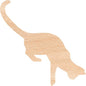 Unfinished Wood Cat Climbing Door, Laser Cut Cat Door Toy, DIY Wooden Cat by Unknown