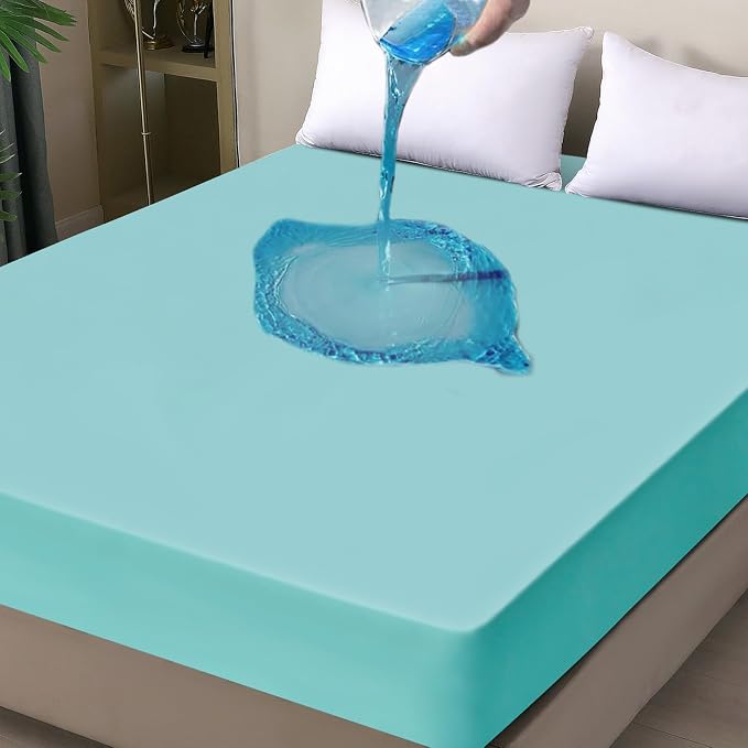 Waterproof Mattress Protector King, Fitted Sheet Style Breathable Mattress Cover - Image 8