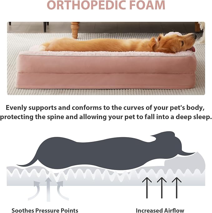 BFPETHOME Orthopedic Dog Beds for Large Dogs-Waterproof Sofa Dog Bed - Image 3