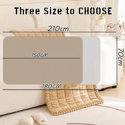 Sofa Cover Fuzzy Couch Cover for Pet, Couch Covers for Dogs Washable Non-Slip - Image 4