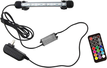 LED Aquarium Light, 7.5inch Colorful Fish Tank Light Submersible Underwater by COVOART