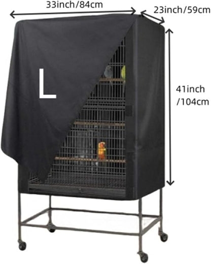 Bird Cage Cover Black Out, Protects Pets Privacy, Comfortable, Breathable - Image 7
